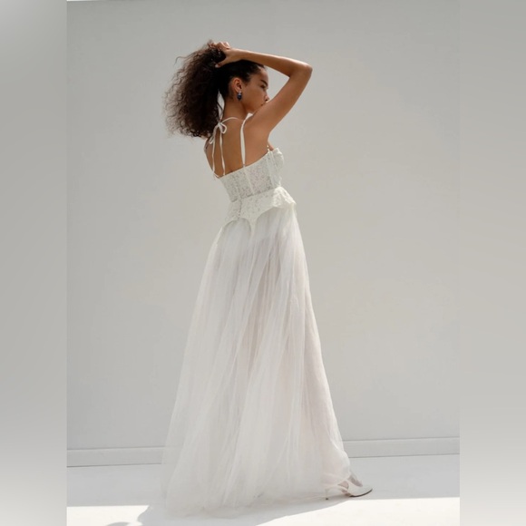 NWT For Love and Lemons Lily Bridal Dress - Picture 4 of 4